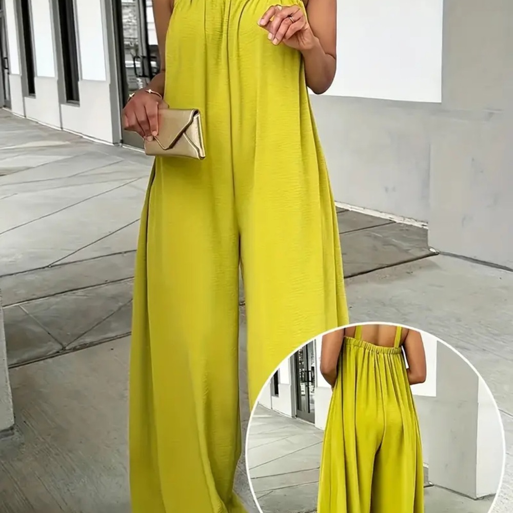 SHEIN Vibrant Green Jumpsuit